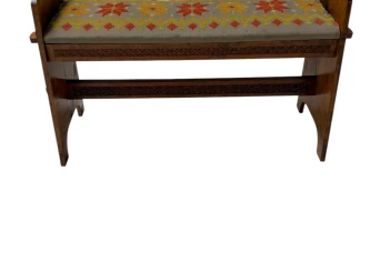 Swedish Mid-Century Modern Ash Small Bench or Stool, 1960s